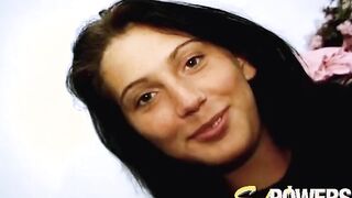 ED POWERS - Little dark hair Eve yearning for a quickie
