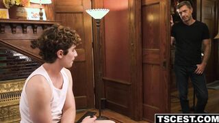 Stepdad fucks his FTM twink stepson Noah
