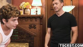 Stepdad fucks his FTM twink stepson Noah
