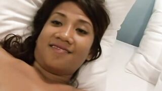 Nuch Spreads Her Bushy Snatch To Take Mr Happy's Penis - Nuch Spreads Her Unshaved Cunt To Take Mr Happy's Penis two