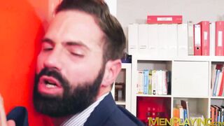 Naught boss Dani Robles hammered by brunette Oliver Marinho