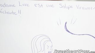 Lesbian MILF has wild muff diving session with hairy gal