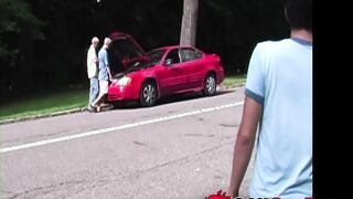 Seductive looking jock was picked up in a street and gets to shoot his load