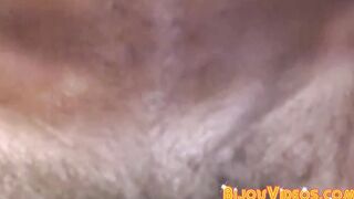 Adorable vintage gays stroking their hairy cocks and cums