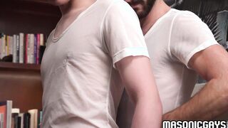 Twink Ethan Tate bend to get fucked by Tucker