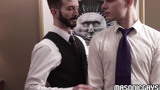 Twink Ethan Tate bend to get fucked by Tucker