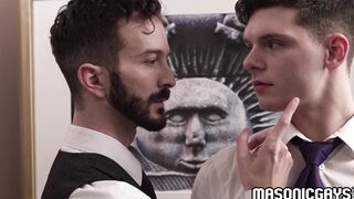 Twink Ethan Tate bend to get fucked by Tucker