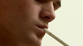 Intense pleasure comes from smoking and a good rimming
