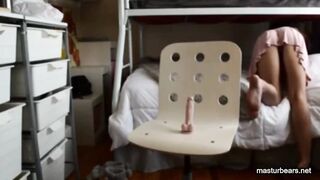 nineteen and bouncing on my mom's dildo