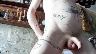 This is what fagot and prison male whore looks like