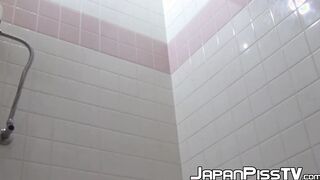 Fetish Asian babes pissing on Japanese hidden camera