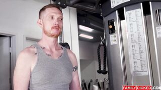 Stepdad and stepsons intense fuck session