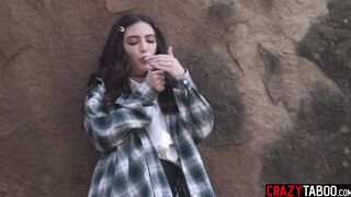 Sexy April Olsen fucks her classmate