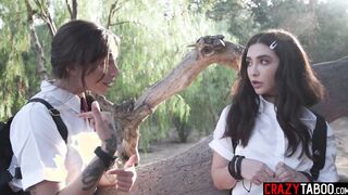 Sexy April Olsen fucks her classmate