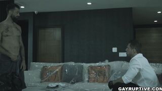 Roman Todd picks up homeless Alpha Wolfe to fuck him
