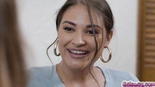 Adria leads Gizelle to a romantic intimate sex
