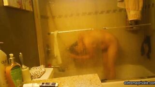 spying on my mature stepmom in the shower (asian)