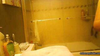 spying on my mature stepmom in the shower (asian)