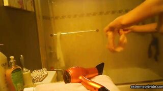 spying on my mature stepmom in the shower (asian)