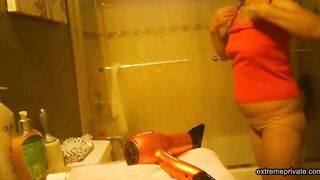spying on my mature stepmom in the shower (asian)