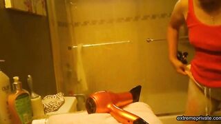 spying on my mature stepmom in the shower (asian)