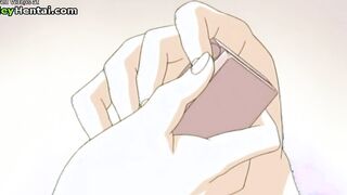 Busty sweet lady helps younger guy to cum