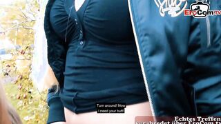German lesbo real pick up date casting and plowed