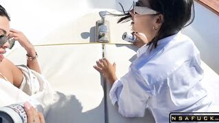 We Seduced a Boat Captain to Obtain his DELICIOUS CUM