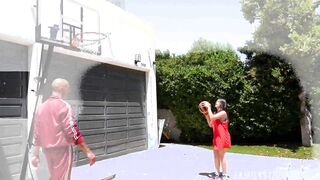 Sex with stepdaughter while my wife busy on chores