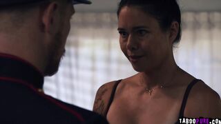 Stepson fucking his stepmom from behind