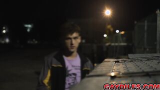 OMG! Son sees his dad getting a blowjob from his buddy!