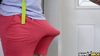 Pretend to let my new stepmom notices my erection