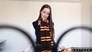 Fucked my Slutty Big Titty Dormmate Hermione