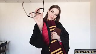 Fucked my Slutty Big Titty Dormmate Hermione
