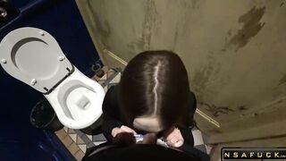 An Ex Girlfriend Gave a Blowjob in a Res