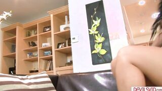 Guy secretly fucking his big tits asian stepmom in law