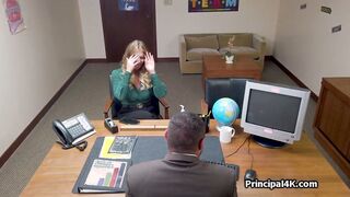 Bitchy soccer mom pounded hard by head teacher