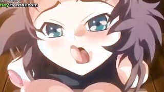 Hot busty babe getting smashed
