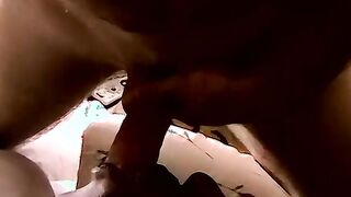 Straight guy Joe enjoys sucking on a huge black cock