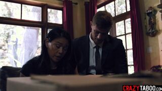 Stepson fucks desperate MILF stepmom