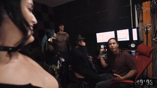 Distracted Sound Engineer in the Studio
