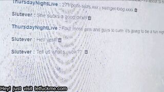 cumshot two hot milfs giving gloryhole blowjobs on live cam