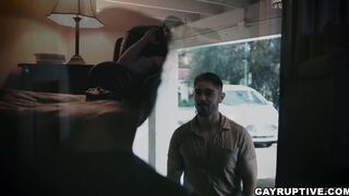 Loved how Reese big cock filled Nicos smooth hole