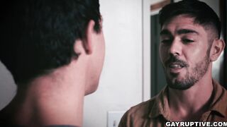 Loved how Reese big cock filled Nicos smooth hole