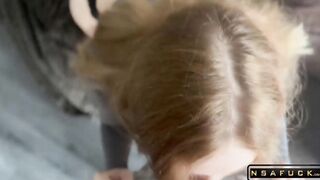 I Watched Netflix with a Hot Blonde and Cum in Mouth