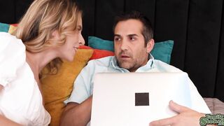 Anya and Clara shared a cock
