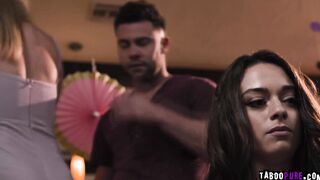 Sophia Burns threesome with married couple