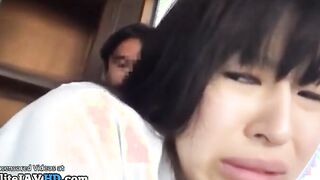 Jav tiny college babe has wild group sex