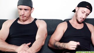 Zack Mackay and Rocky Vallarta jerking off