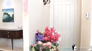 Cherie DeVille fucking into the bedroom with her blue eyes